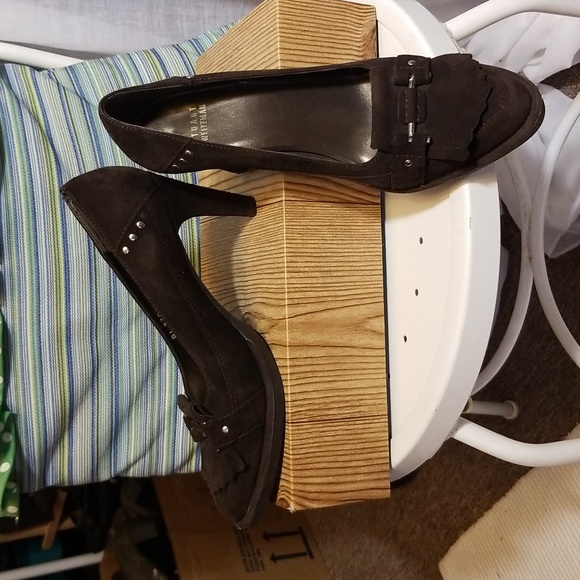 Sz 8 Brown Suede Stuart Weitzman Pumps - Picture 1 of 9